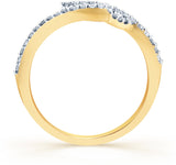 Karatcraft River Delta Yellow Gold Diamond 18 K Ring