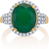 Karatcraft Robini Emerald Gold Diamond 18 K Ring