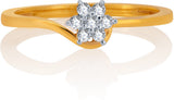 Karatcraft Somina Floral Gold Diamond 18 K Ring