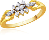 Karatcraft Triniya Promise Gold Diamond 18 K Ring