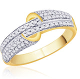 Karatcraft Trilic Gold Diamond 18 K Ring