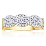 Karatcraft Klytie Gold Diamond 18 K Ring