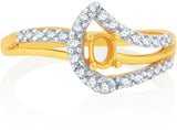 Karatcraft Paltini Gold Diamond 18 K Ring