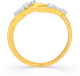 Karatcraft Emmima Gold Diamond 18 K Ring