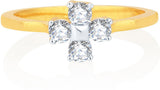 Karatcraft Lilac Gold Diamond 18 K Ring