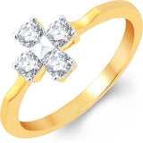 Karatcraft Lilac Gold Diamond 18 K Ring