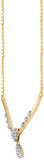 Nirvana Designer Diamond 18K Yellow Gold Plated Gold Necklace