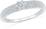 Radiant Bay Radiant Love White Gold Diamond 18 K Ring