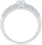 Radiant Bay Radiant Love White Gold Diamond 18 K Ring