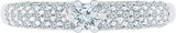 Radiant Bay Radiant Love White Gold Diamond 18 K Ring