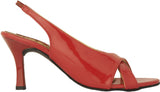 Lord's Red Women's Slingback Peeptoes Women Heels