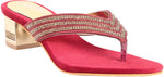 Adorn A10-25206 Red Women Heels