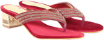 Adorn A10-25206 Red Women Heels