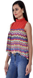 Colors Couture Casual Sleeveless Printed Women's Top