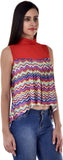 Colors Couture Casual Sleeveless Printed Women's Top