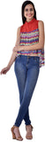 Colors Couture Casual Sleeveless Printed Women's Top