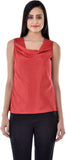 Colors Couture Casual Sleeveless Solid Women's Top