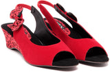 TEN Suade Red Women Wedges