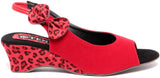 TEN Suade Red Women Wedges