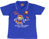 Provalley Printed Boy's Polo Neck T-Shirt