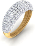 Reet Hot Selling Yellow Gold Diamond 18 K Ring