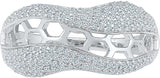 Radiant Bay Best of Halo for women White Gold Diamond 14 K Ring