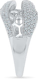 Radiant Bay Best of Halo for women White Gold Diamond 14 K Ring