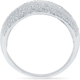 Radiant Bay Best of Halo for women White Gold Diamond 14 K Ring