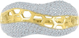 Radiant Bay Best of Halo for women Yellow Gold Diamond 14 K Ring