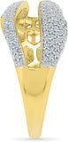 Radiant Bay Best of Halo for women Yellow Gold Diamond 14 K Ring