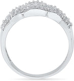 Radiant Bay Charismatic White Gold Diamond 14 K Ring