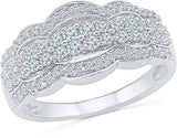 Radiant Bay Charismatic White Gold Diamond 14 K Ring