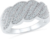 Radiant Bay Pretty Me White Gold Diamond 18 K Ring