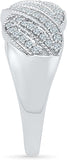 Radiant Bay Pretty Me White Gold Diamond 18 K Ring