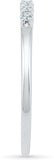 Radiant Bay Seven Stone White Gold Diamond 18 K Ring