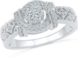 Radiant Bay Statusque White Gold Diamond 18 K Ring