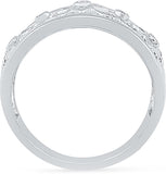 Radiant Bay Royal Décor White Gold Diamond 18 K Ring