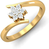 Kamakhya Jewels Gold Diamond Yellow Gold 18 K Ring