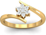 Kamakhya Jewels Gold Diamond Yellow Gold 18 K Ring