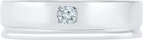Radiant Bay Classic Solitaire White Gold Diamond 18 K Ring