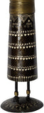 Lal Haveli Decorative Hand Painted Iron African Lady Tealight Stand Showpiece  -  30.48 cm