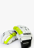 Wolfer Player Edition (Right Hand) Batting Gloves (XL, Green, White)