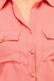 Entease Women's Solid Casual Shirt