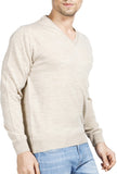 Raymond Solid V-neck Casual Men's Sweater