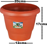 Easy Gardening 8 Inch Plant Container Set