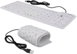 RoQ Slim Multimedia 105key Flexible Wired USB Flexible Keyboard