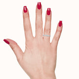 Radiant Bay Sublime Stunner White Gold Diamond 18 K Ring
