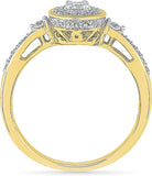 Radiant Bay Eternal Oath Yellow Gold Diamond 18 K Ring