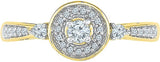 Radiant Bay Eternal Oath Yellow Gold Diamond 18 K Ring