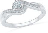 Radiant Bay A Class Higher White Gold Diamond 18 K Ring